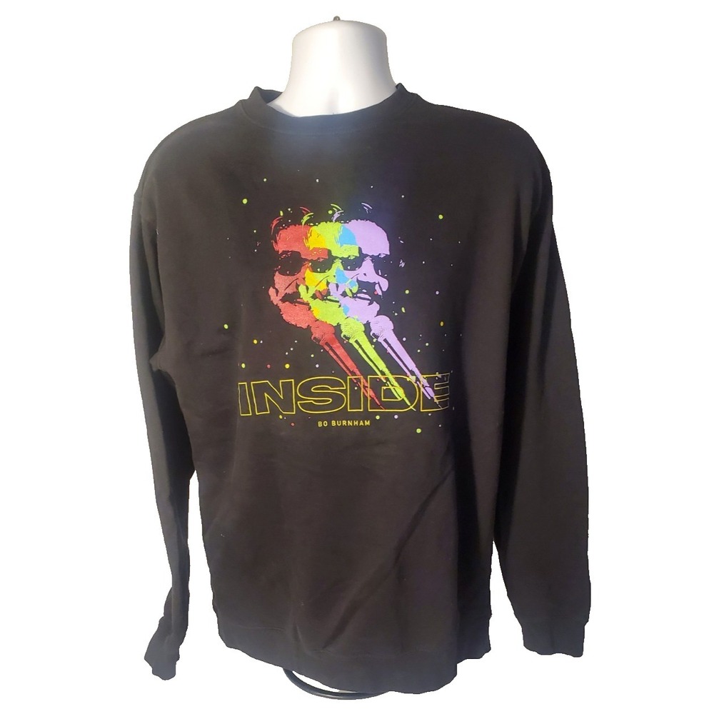 Bo Burnham Inside Tour 2020-2021 Black Xl Crewneck Graphic Sweatshirt
